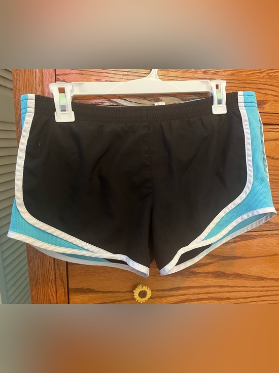 Arizona Jean Company Pants - Arizona Jean Company Black Activewear Shorts with Aqua Lining